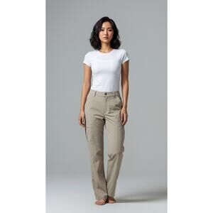 WT Bass Outdoor Women's Traveler Tech High Rise Cargo Hiking Pants Gray 12